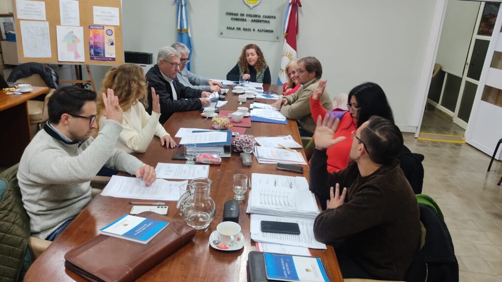 COLONIA CAROYA APROBÓ EN PRIMERA LECTURA UN PRÉSTAMO PARA AVANZAR CON LA OBRA PÚBLICA DE LA CIUDAD
