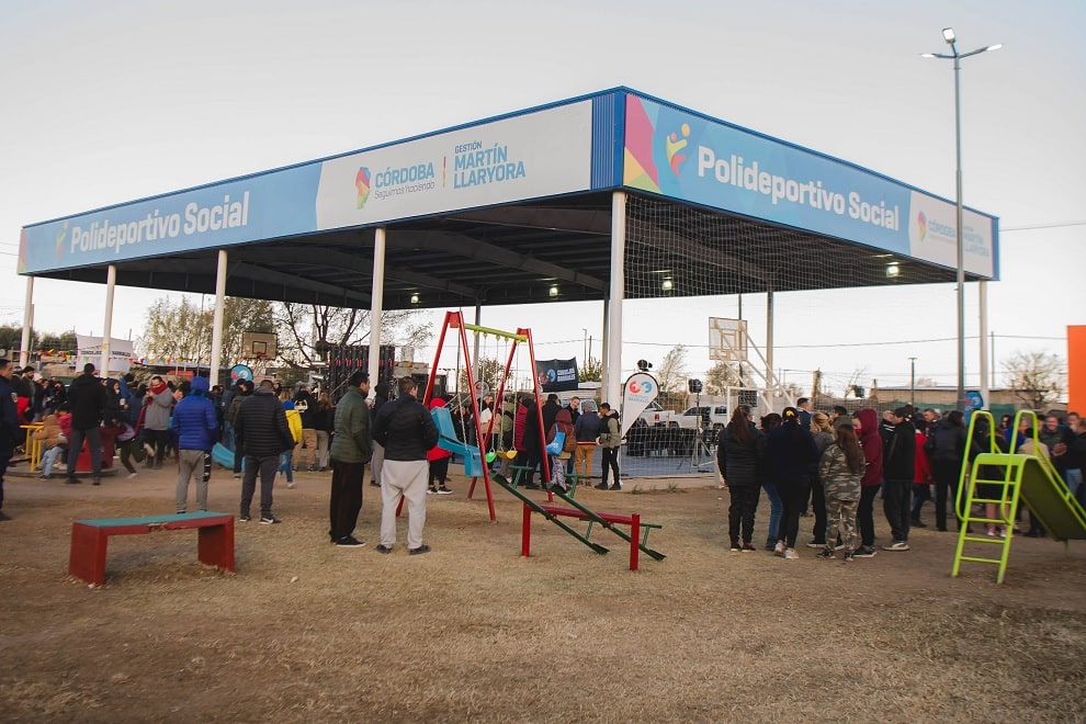 Córdoba Capital: Vecinos de 12 de Julio ya cuentan con su polideportivo