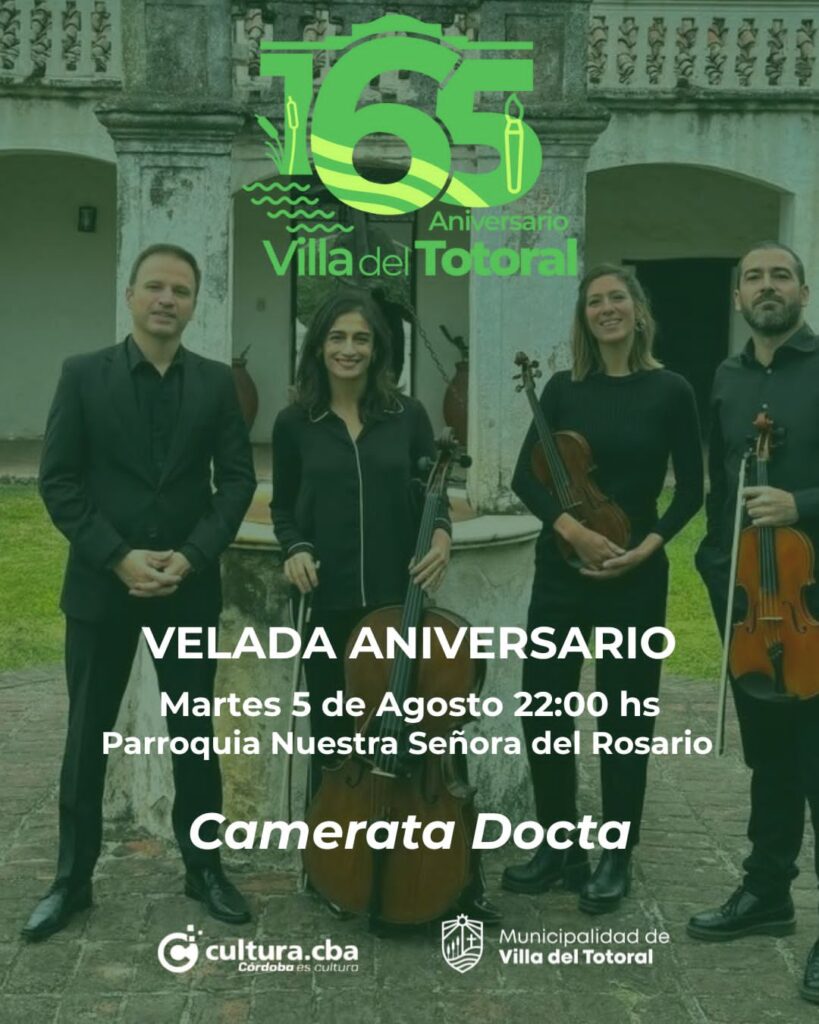 Velada de la Fundación: Celebración por el 165° Aniversario de Villa del Totoral